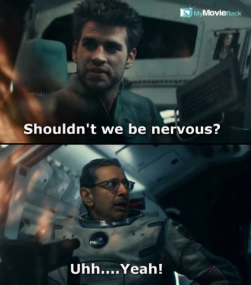 Jake: Shouldn't we be nervous?
David: Uhh...Yeah! #quote