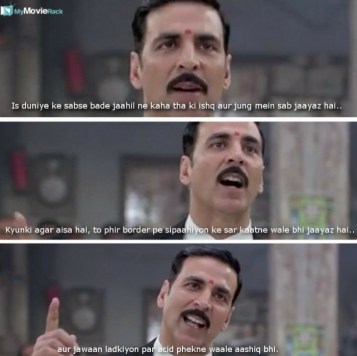 Is duniya ke sabse bade  jaahil ne kaha tha ki ishq aur jung mein sab jaayaz hai. Kyunki agar aisa