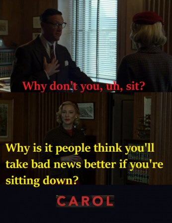 Why is it people think you&#039;ll take bad news better if you&#039;re sitting down? #quote