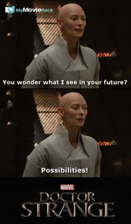 You wonder what I see in your future?
Possibilities. #quote