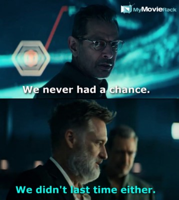 David: We never had a chance.
Thomas: We didn't last time either. #quote