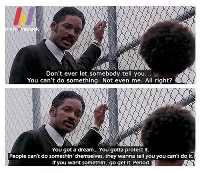 Don't ever let somebody tell you...you cant do something!