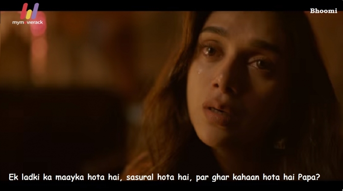 #Bhoomi

&quot;Ek ladki ka maayka hota hai, sasural hota hai, par ghar kahaan hota hai Papa?&quot;
 #quote