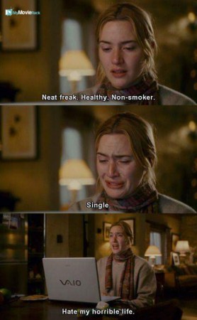 Neat-freak, Healthy, Non-smoker, Single. Hate my horrible life! #quote