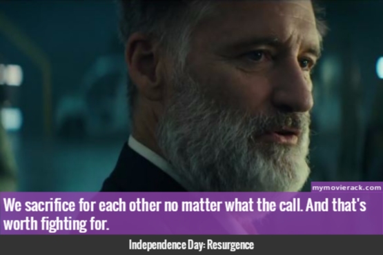 We sacrifice for each other no matter what the call. And that's worth fighting for. #quote