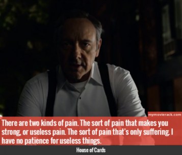 There are two kinds of pain. The sort of pain that makes you strong, or useless pain. The sort of
