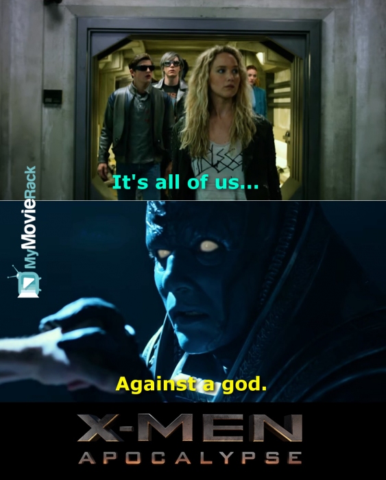 It's all of us against a god. #quote