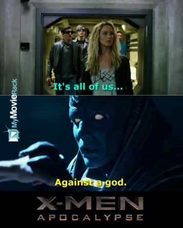 It's all of us against a god. #quote
